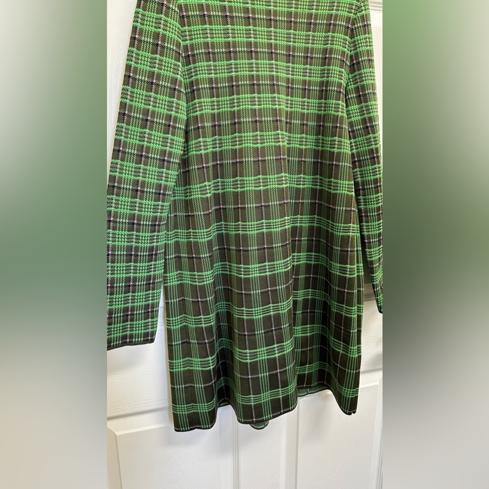Rare‼️Exquisite‼️EUC Missoni Green/BrownPink Weave 60’s style Midi Dress/Sweater - Picture 7 of 16